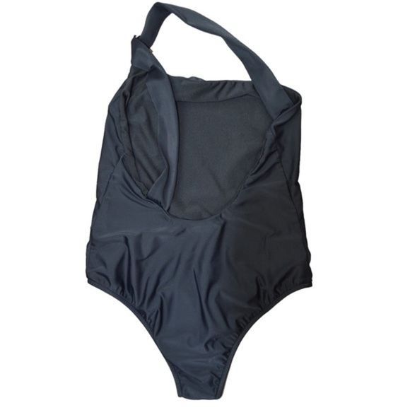 Venus Sports Illustrated Black Asymmetrical Ring One Piece Suit - Large - Picture 4 of 7